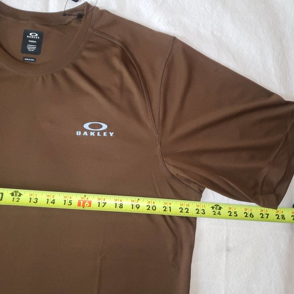 NWT Oakley Enhance Mesh Men's Athletic Tee in Carafe | Medium - Picture 8 of 12